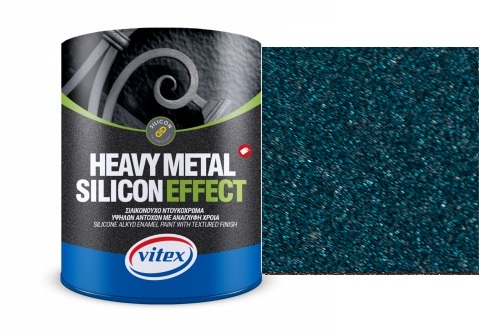 Vitex Heavy Metal Silicon Effect  - štrukturálna kováčska farba  780 Aquamarine 0,750 L